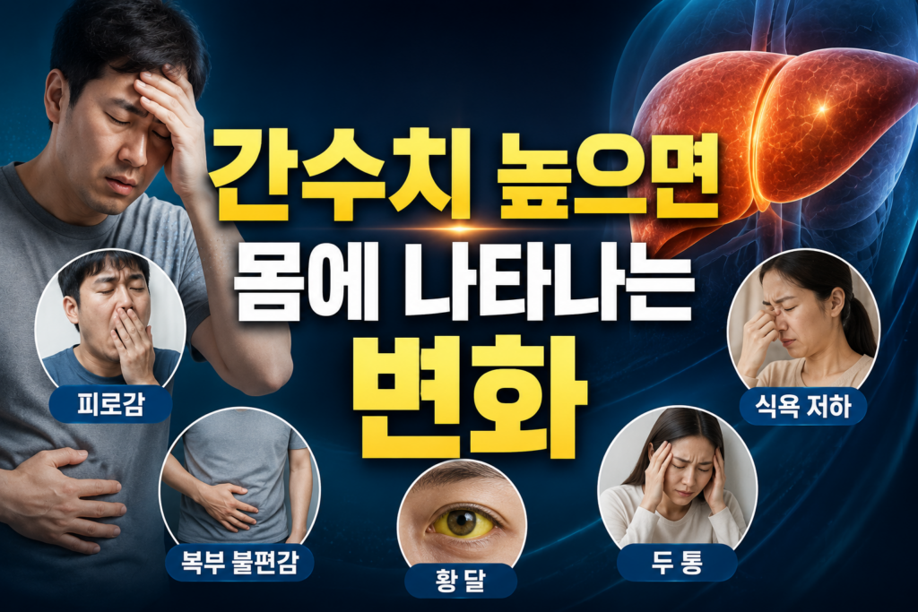 간수치 높으면 나타나는 증상
