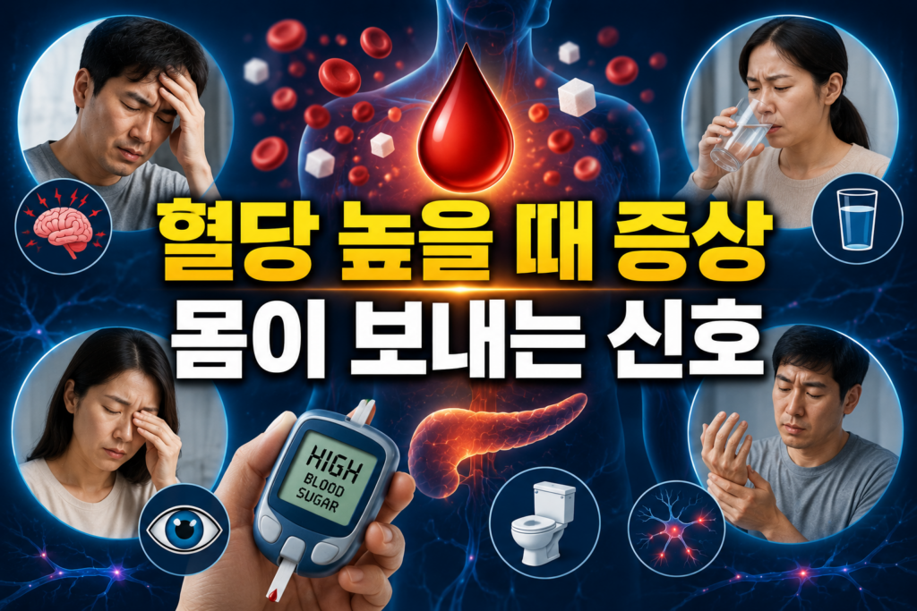 혈당 높을 때 증상 당뇨 전단계 신호 관리 방법 총정리