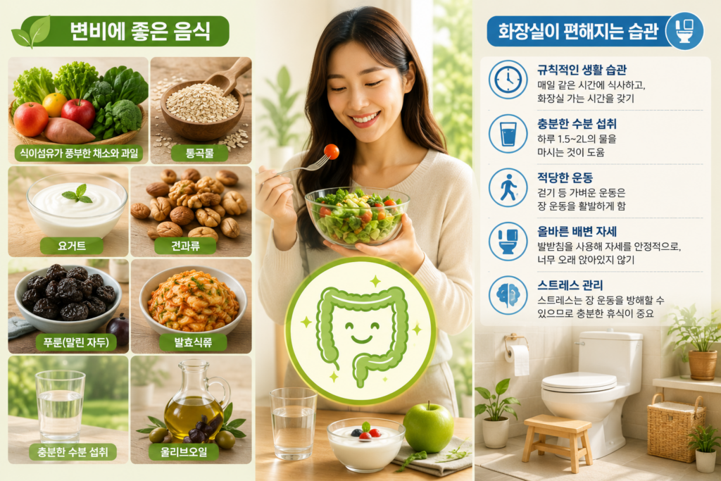변비에좋은음식,변비해결,장건강,배변활동,식이섬유,유산균,건강정보,생활건강,건강관리,장관리