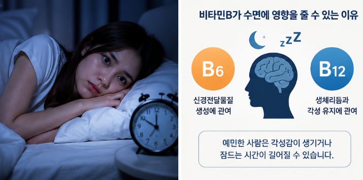 비타민B, 왜 잠이 안 오는 느낌이 생길까요