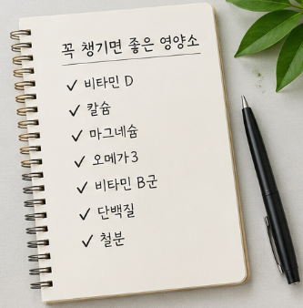 40대 여성은 영양제를 반드시 먹어야 하나요