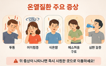 온열질환, 폭염에는 어떻게 생길 수 있을까