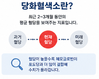 당화혈색소 정상수치를 먼저 확인하세요
