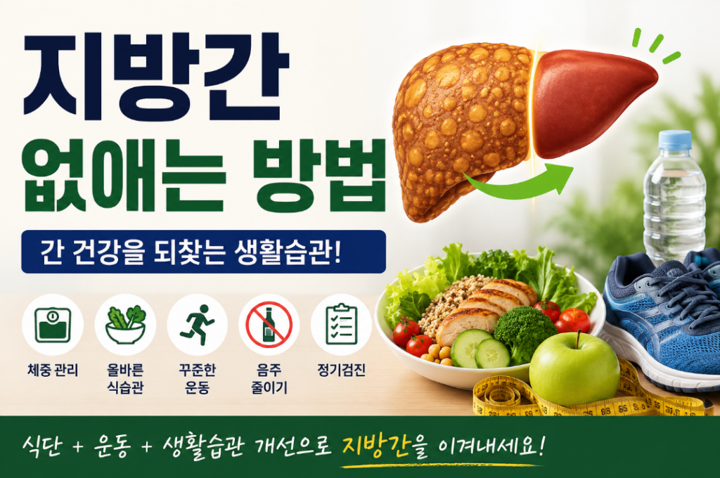 지방간 없애는 방법 총정리, 원인부터 예방까지