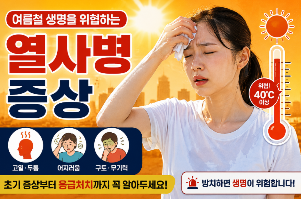 열사병 증상과 대처법, 꼭 알아야 할 응급상황 가이드