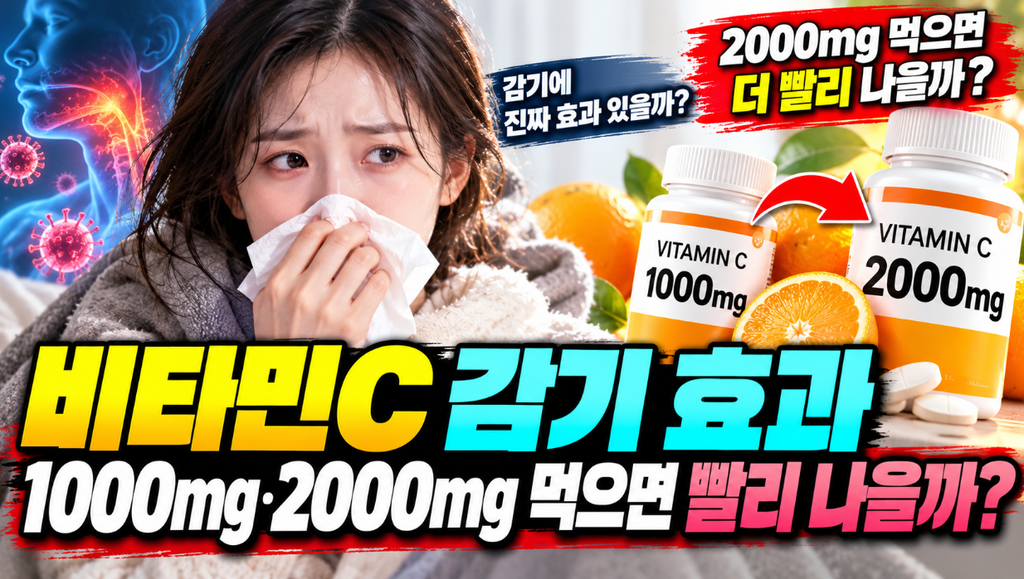 비타민C 감기 효과, 예방부터 복용 시점까지 정확히 알아보기